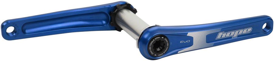 Hope Evo Crankset - 170mm Direct Mount 30mm Spindle For 135/142/141/148mm Rear Spacing Blue - The Lost Co. - Hope - CK2379 - 5056033457057 - -