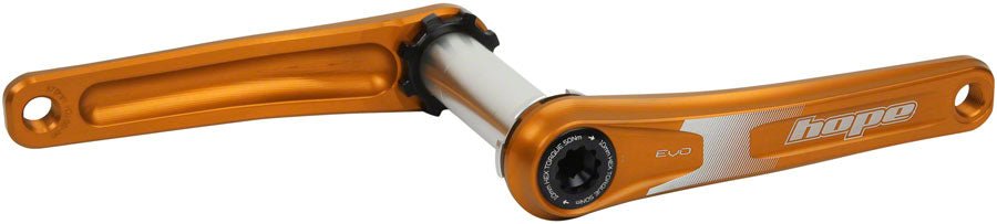Hope Evo Crankset - 175mm Direct Mount 30mm Spindle For 135/142/141/148mm Rear Spacing Orange - The Lost Co. - Hope - CK2384 - 5056033457125 - -