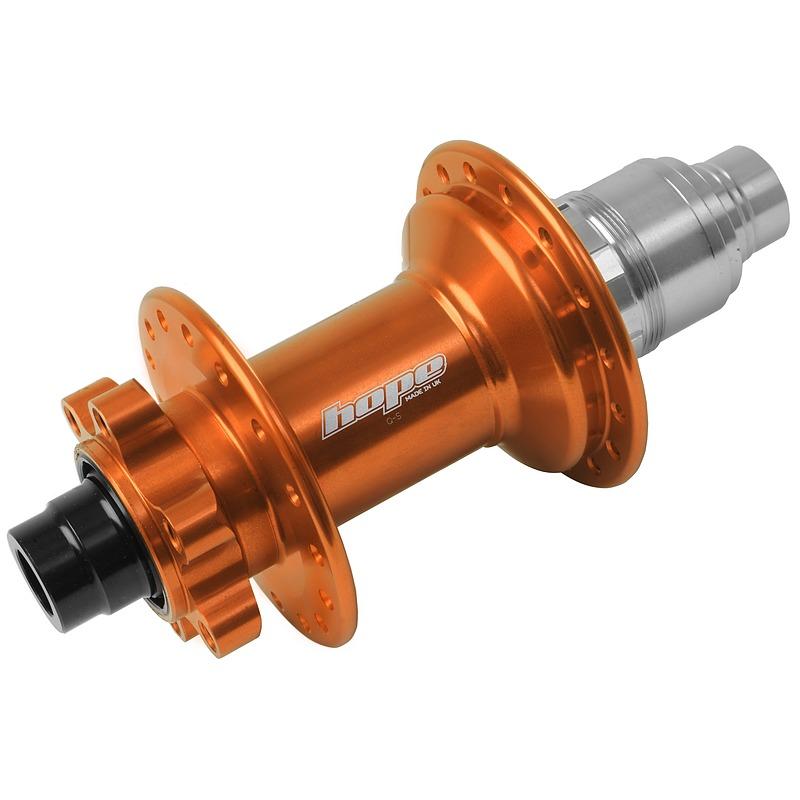 Hope Pro 4 Rear Hub - 32h - The Lost Co. - Hope - RHP432C148MS - Orange - Microspline