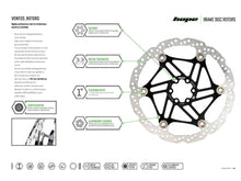 Load image into Gallery viewer, Hope V4 Vented Disc Rotor - 6-Bolt - 220mm - Black - The Lost Co. - Hope - HBSP4342206VN - 5056454911541 - -