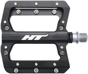 HT Components AN14A Pedals - Platform Aluminum 9/16" Black - The Lost Co. - HT Components - PD1468 - 4711126200019 - -