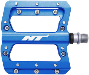 HT Components AN14A Pedals - Platform Aluminum 9/16" Royal Blue - The Lost Co. - HT Components - PD1471 - 4711126201061 - -