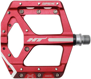 HT Components ANS10 Pedals - Platform Aluminum 9/16" Red - The Lost Co. - HT Components - PD1458 - 4711126207025 - -