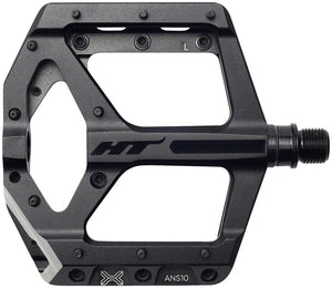 HT Components ANS10 Pedals - Platform Aluminum 9/16" Stealth Black - The Lost Co. - HT Components - PD1462 - 4711126207278 - -