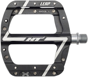HT Components Leap ANS08 Pedals - Platform Aluminum 9/16" Black - The Lost Co. - HT Components - H451070-01 - 4711126206202 - -