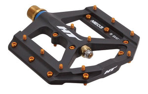 HT Pedals ME03T Evo+ Platform Pedals Ti - Black/Silver - The Lost Co. - HT Components - B-HX3330 - 4711126200439 - -