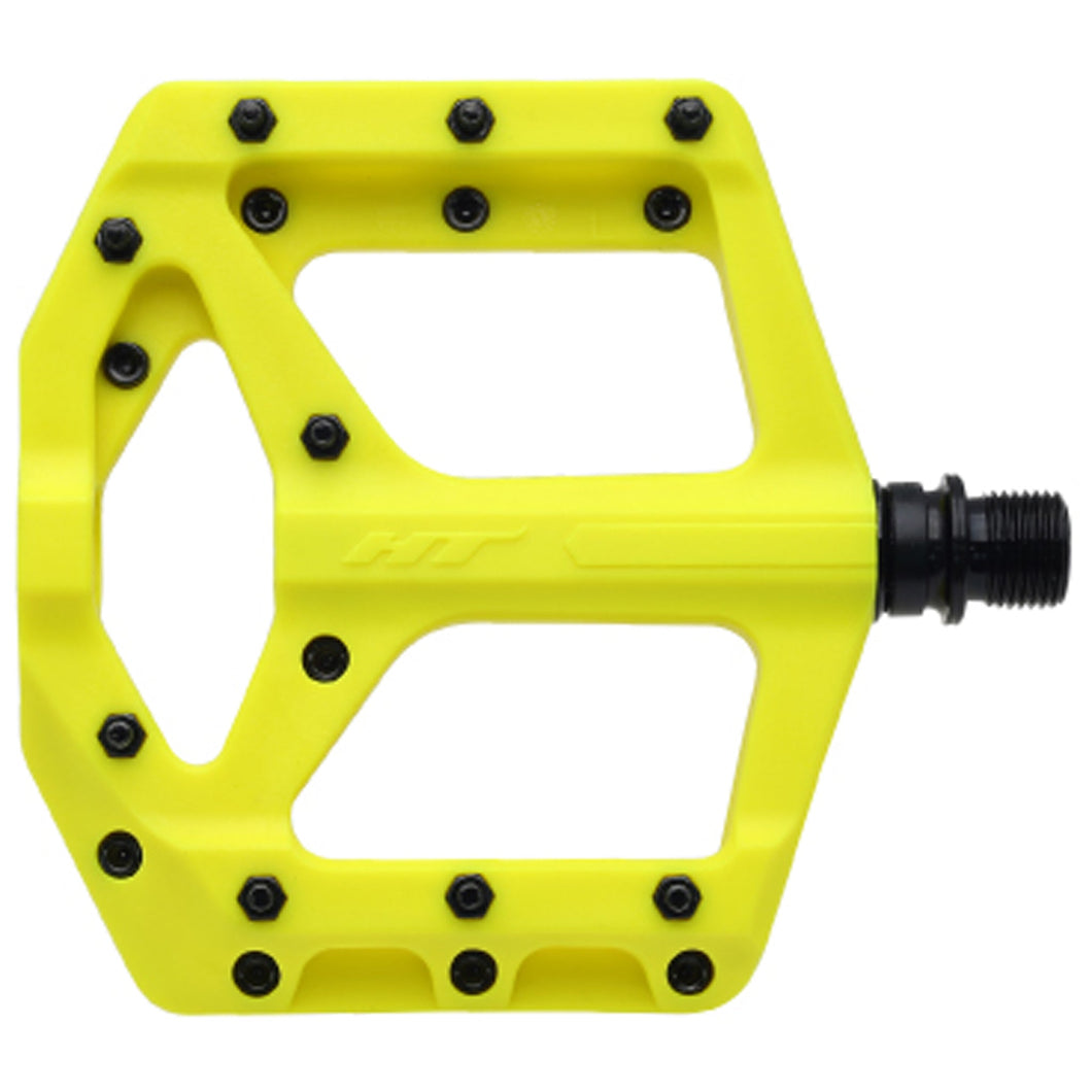 HT Pedals PA32A Platform Pedals - CrMo Spindle - Neon Yellow - The Lost Co. - HT Components - B-HX3922 - 4711126209821 - -