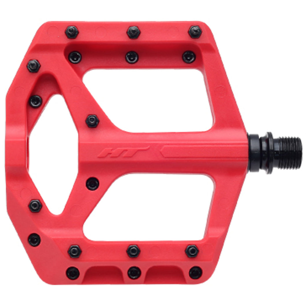 HT Pedals PA32A Platform Pedals - CrMo Spindle -Red - The Lost Co. - HT Components - B-HX3921 - 4711126209814 - -