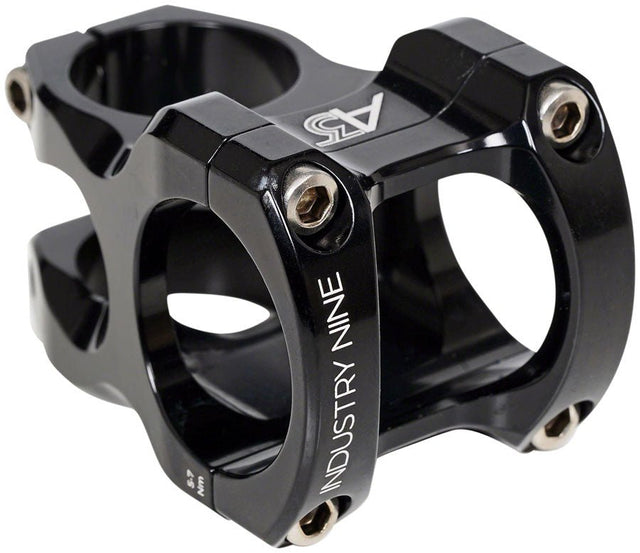 Industry Nine A35 Stem - 50mm 35mm Clamp +/-6 1 1/8" Aluminum Black - The Lost Co. - Industry Nine - SM6054 - 810098985376 - -