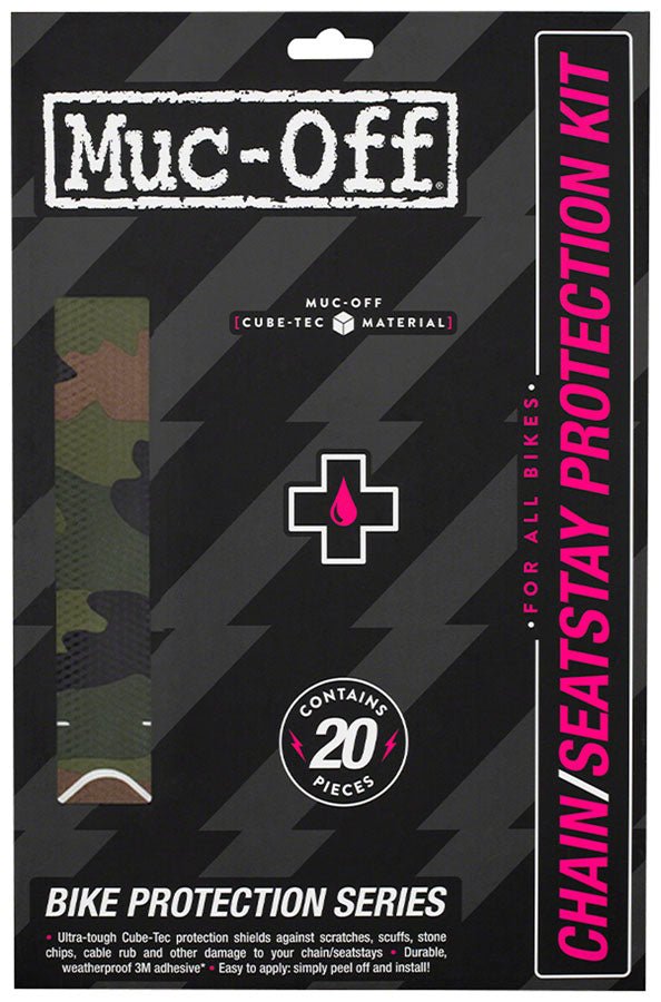 Muc-Off Chainstay/Seatstay Protection Kit - 20-Piece Kit - Camo - The Lost Co. - Muc-Off - H520068-02 - 5037835208306 - -