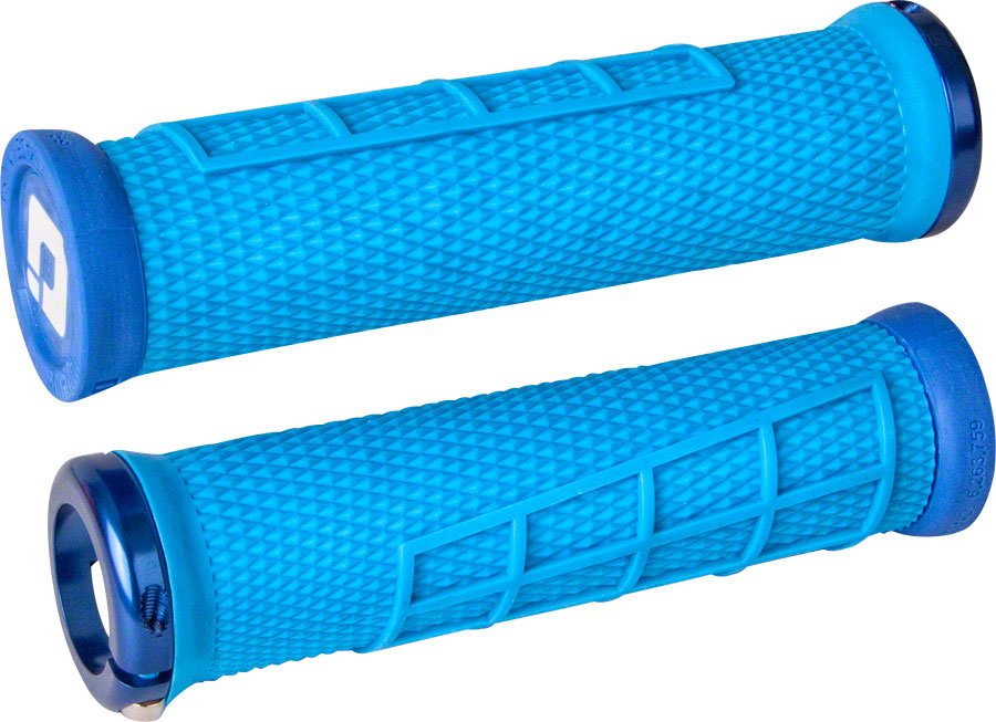 ODI Elite Flow Grips - Light Blue Lock-On - The Lost Co. - ODI - HT9432 - 711484190438 - -