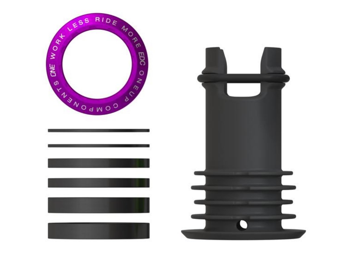 OneUp Components EDC Top Cap - The Lost Co. - OneUp Components - 1C0414PUR - 026862821942 - Purple -