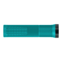 Load image into Gallery viewer, OneUp Components Thin Lock-On Grips - Turquoise - The Lost Co. - OneUp Components - 1C0842TUR - 056962821948 - -