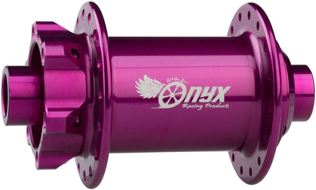 Onyx MTB Front Hub - 15 x 110mm Boost 6-Bolt Purple - The Lost Co. - ONYX Racing Products - HU7411 - -