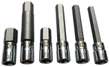 Pedros Large Sizes Hex Bit Set - 6 piece - The Lost Co. - Pedros - J610842 - 790983297343 - -
