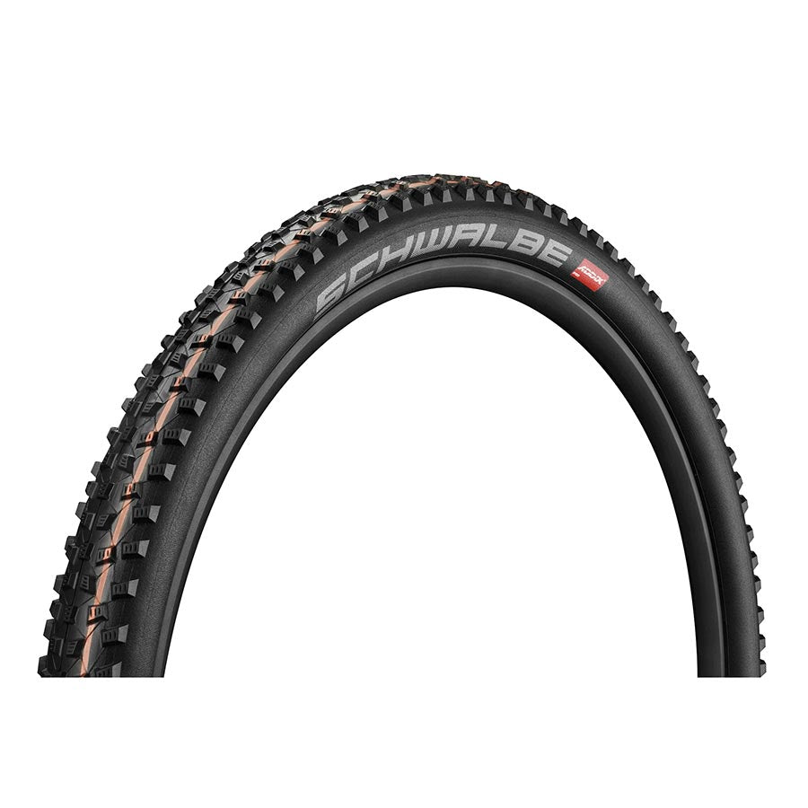 Schwalbe Rocket Ron Addix Mountain Tire 27.5x2.25 Folding Tubeless Ready Addix Speedgrip SnakeSkin 67TPI Black - The Lost Co. - Schwalbe - H011624-11-275 - -