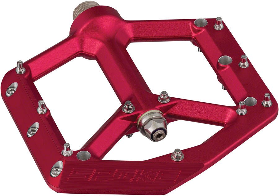 Spank Spike Pedals - Platform Aluminum 9/16" Red - The Lost Co. - Spank - B-SP6248 - 4710155965678 - -