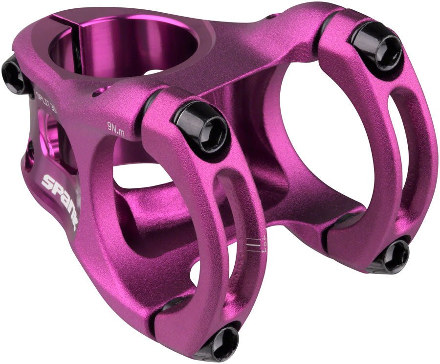 Spank SPLIT 35 Stem - 35mm Length - 35mm Clamp - Purple - The Lost Co. - Spank - SM0162 - 4710155960376 - -