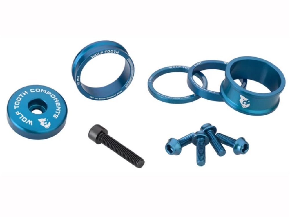 Wolf Tooth Anodized Bling Kit - The Lost Co. - Wolf Tooth Components - BLINGKIT_BLUE - 812719025089 - Blue -