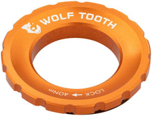Load image into Gallery viewer, Wolf Tooth CenterLock Rotor Lockring - External Splined Orange - The Lost Co. - Wolf Tooth - B-WQ4103 - 810006805628 - -