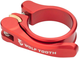 Wolf Tooth Components Quick Release Seatpost Clamp - 29.8mm Red - The Lost Co. - Wolf Tooth - ST1367 - 810006803907 - -