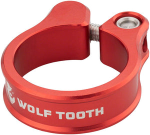Wolf Tooth Seatpost Clamp 31.8mm Red - The Lost Co. - Wolf Tooth - ST1710 - 810006800098 - -
