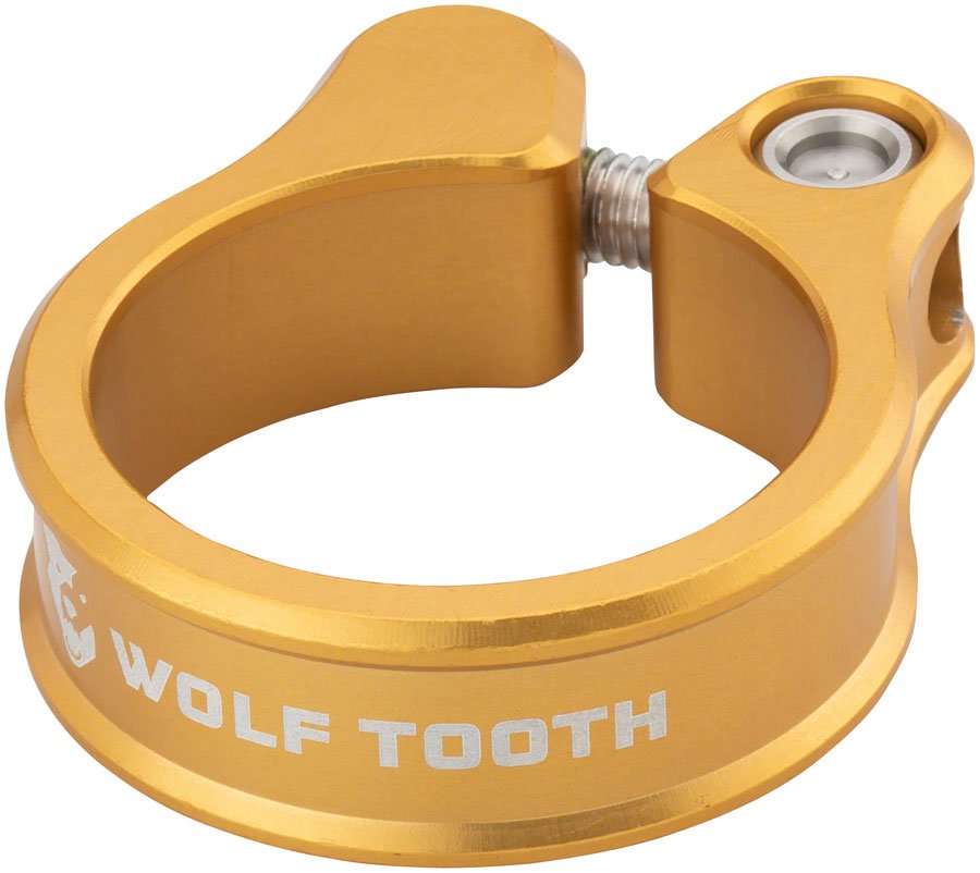 Wolf Tooth Seatpost Clamp 36.4mm Gold - The Lost Co. - Wolf Tooth - ST1731 - 810006800302 - -