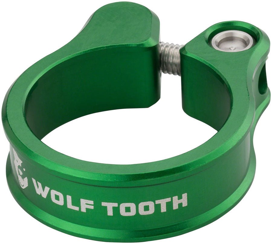 Wolf Tooth Seatpost Clamp 36.4mm Green - The Lost Co. - Wolf Tooth - ST1728 - 810006800272 - -