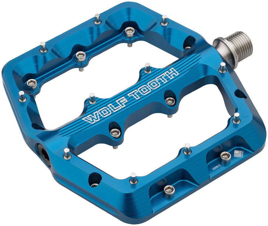 Wolf Tooth Waveform Pedals - Blue Small - The Lost Co. - Wolf Tooth Components - PD0197 - 810006806793 - -