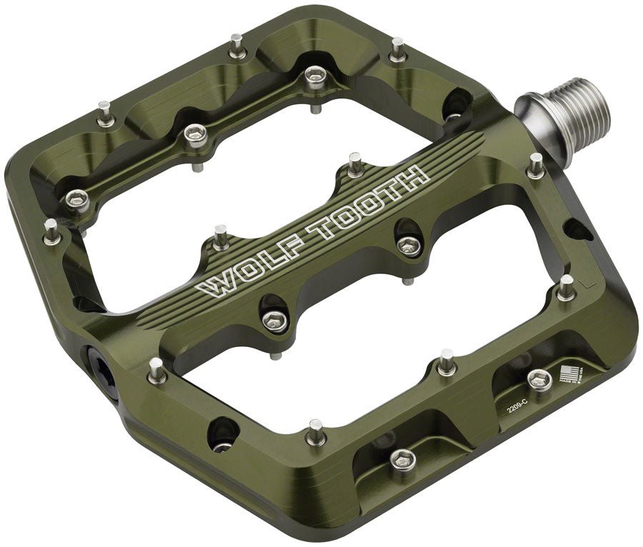 Wolf Tooth Waveform Pedals - Olive Large - The Lost Co. - Wolf Tooth Components - PD0315 - 810006807608 - -
